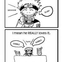 Naruto is a ramen lover